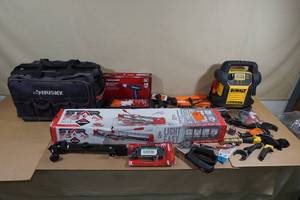 Assorted Damaged Tools - Husky, Rubi, DeWalt, Ridgid