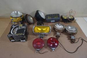 Assorted TractorTruck Head Lights and Signal Lights