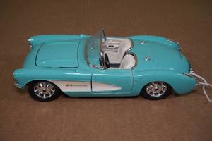 Burago 1957 Chevrolet Corvette 124 Scale Die Cast Car