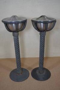 Set of 10 Oil Lamps - Bowls are Removable and Refillable