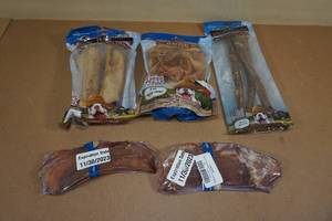 Assorted Dog Treats -Pigs Ears, Bully Sticks, Bones