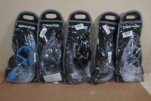 5 Sets Cressi Swim Mask With Snorkel