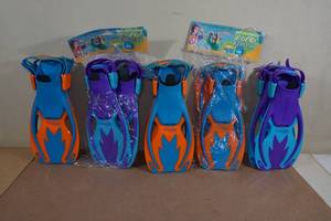 5 Sets Cressi Kids Fins -SM (1-4)
