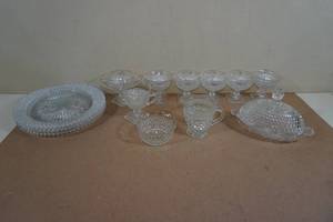 Cut Glass Drinkware and Serving Pieces