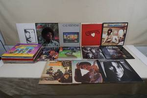 Vinyl Records -Cat Stevens, Cher, Michael Jackson, Dylan, Lynyrd Skynyrd