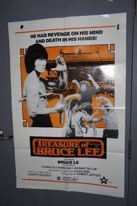 Vintage Treasure of Bruce Lee Movie Poster - Bruce Le