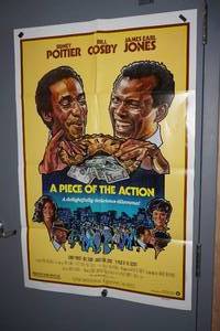 2 Vintage Movie Posters -A Piece of the Action, The Bedford Incident - Poitier, Cosby