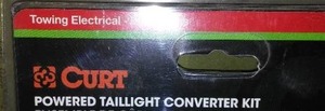 Curt Powered Taillight Converter Kit, 4 Way Flat.