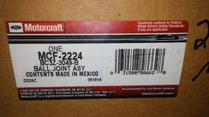 Ball Joints (5) No. MCF-2224