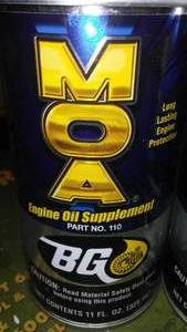 BG MOA Engine Oil Supplement (4).  11oz. Cans