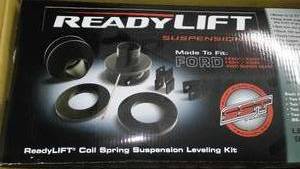 Coil Spring Suspension Leveling Kit By Ready Lift. Fits F 250, 350, 450, 550 4WD Super Duty.
