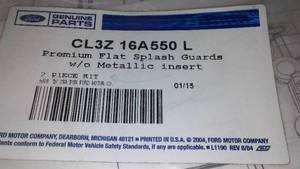 Premium Flat Splash Guards � Rubber