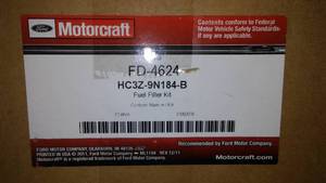 (2) Fuel Filter Kits HC3Z-9N184B OR FD-4624