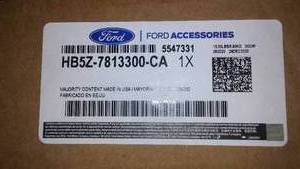 Molded Floor Mats � Full Set HB5Z-7813300-CA
