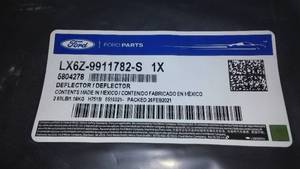 Deflector � Heat Shield LX6Z-9911782-S
