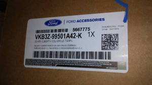 TONNEAU COVER Part Number VKB3Z-99501A42-K.