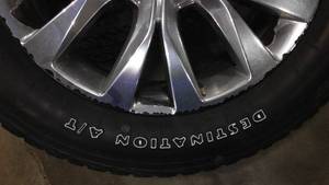 20 in. Rims, 6 Lug, F150 Chrome Flaking on Edge. Very Functional Put Your Winter Tires On These.