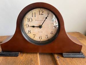 Mantle Clock and Stone Angel