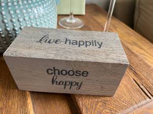 Decor Metal Basket, Sign, Martini Glasses, Decorative Jar & More