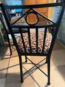 4 Metal Kitchen Island Stools