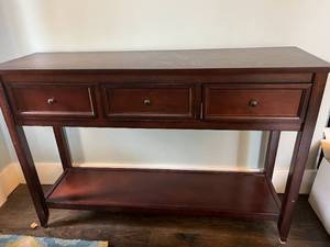 Wood Entry Table