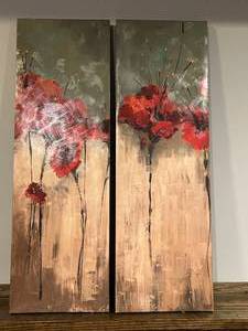 Set of 2 Poppy Pictures