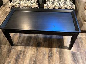 Black Wood Coffee Table
