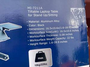 Tiltable Laptop Table