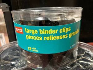 Large Binder Clips