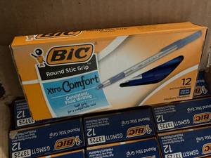 Blue Bic Stic Pens