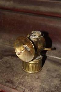 lot 473 image: Vintage Justrite Miners Lamp