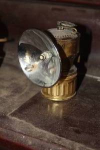 lot 474 image: Vintage Justrite Miners Lamp