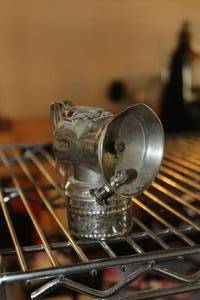 lot 477 image: Vintage Justrite Miners Lamp