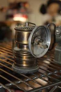 lot 478 image: Vintage Premier Miners Lamp