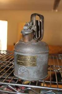 lot 482 image: Vintage Justrite Safety Can