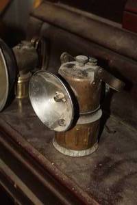 lot 486 image: Vintage Justrite Miners Lamp
