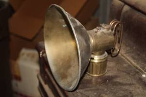 lot 485 image: Vintage Justrite Miners Lamp