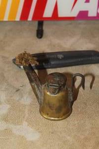 lot 492 image: Vintage 3-12 Miniature Spout Lamp