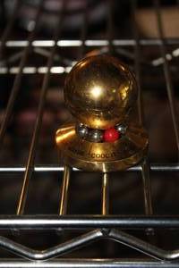 lot 543 image: Gerity 2 Brass Stock Market Decision Making Globe