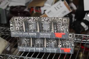 lot 581 image: Lot of (8) Truth Or Dare Shot Glasses (New )