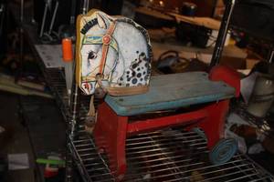 lot 594 image: Vintage Toy Horse Rider