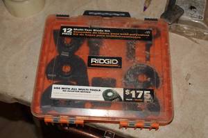 lot 444 image: Ridgid Multi-Tool Blade Kit 12-piece