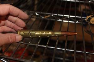 lot 695 image: 5 Veteran Beer Company Bullet Casing Bottle Opener