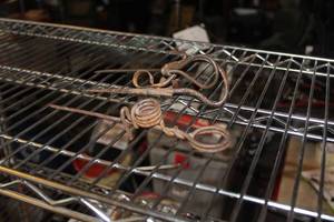 lot 710 image: Lot of (3) Vintage Mining Candle Holders