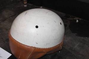 lot 678 image: Vintage J.C. Kiggins Football Helmet