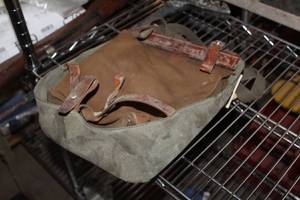 lot 721 image: CanvasLeather Backpack