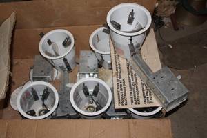 lot 875 image: Lot of (6) Halo Recessed Lighting Housings and Ballasts