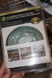 lot 887 image: Hampton Bay 24 Super Bright Rope Light Kit (in original packaging)