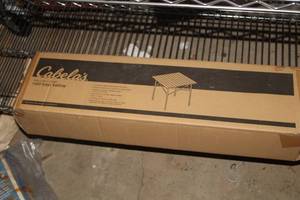 lot 789 image: Cabelas 28 Deluxe Large Roll-Top Table (in box)