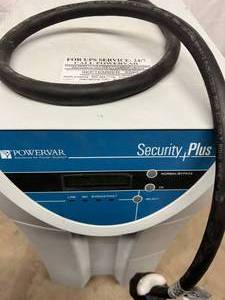 WOW MSRP $5000 - POWERVAR SECURITY PLUS HUGE Mobile Uninterruptible Power Supply ABCDEF4000-22 - COMMERCIAL GRADE & QUALITY UPS SYSTEM FOR OFFICE COMPUTER HEALTH CARE CENTERS BACKUP SYSTEMS - GOOD WORKING CONDITION